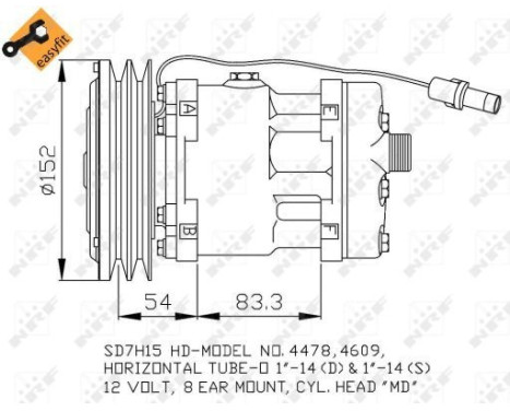 Kompressor, luftkonditionering, bild 7