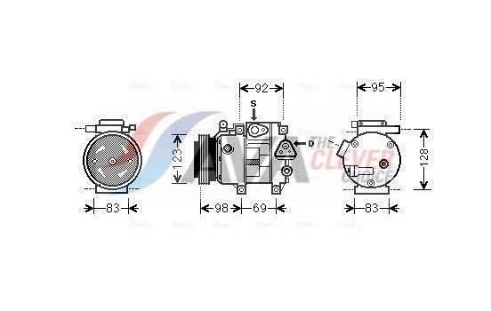 Kompressor, luftkonditionering