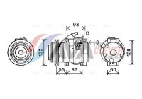 Kompressor, luftkonditionering
