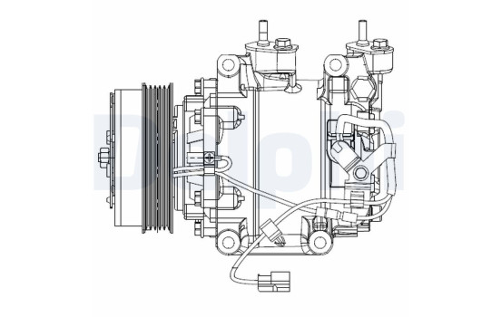 Kompressor, luftkonditionering, bild 2