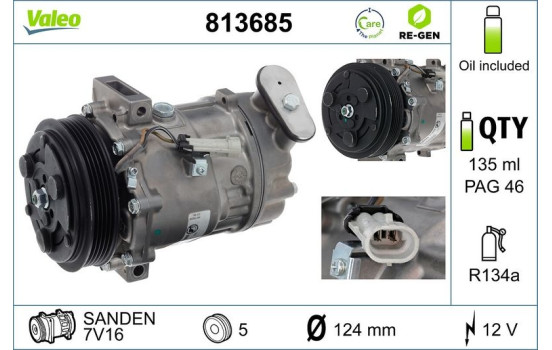 Kompressor, luftkonditionering, bild 2