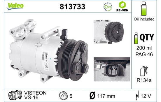 Kompressor, luftkonditionering, bild 2