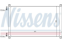 Kondensator, klimatanläggning 94533 Nissens