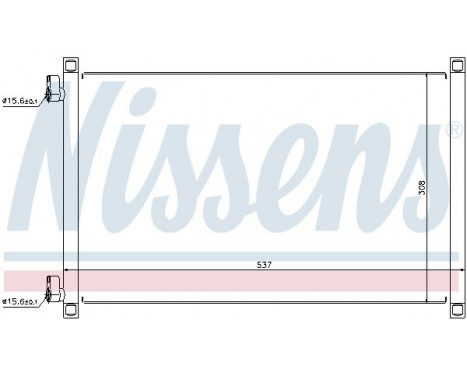 Kondensator, klimatanläggning 94533 Nissens