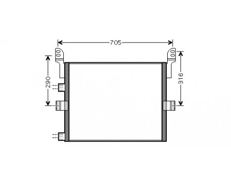 KONDENSOR 67005054 International Radiators