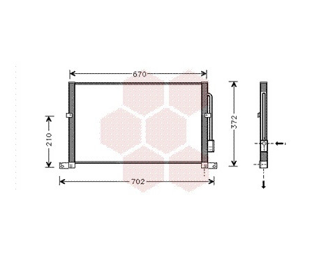 KONDENSOR Ford Mondeo III 18005302Y International Radiators