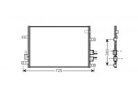 Kondensor, klimatanläggning 01005097 International Radiators