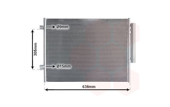 Kondensor, klimatanläggning 01015701 International Radiators