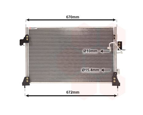 Kondensor, klimatanläggning 02005143 International Radiators, bild 2