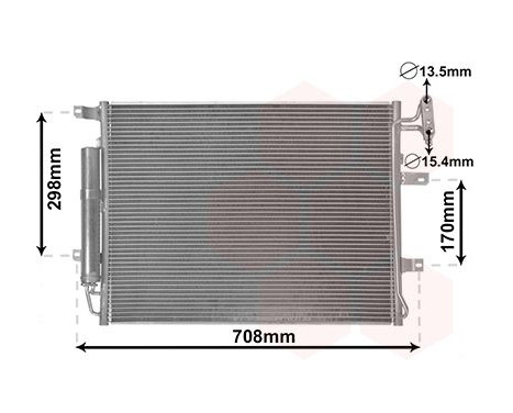 Kondensor, klimatanläggning 02015701 International Radiators