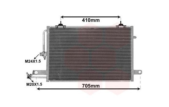 Kondensor, klimatanläggning 03005117 International Radiators