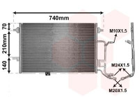 Kondensor, klimatanläggning 03005137 International Radiators
