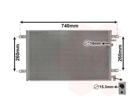 Kondensor, klimatanläggning 03005237 International Radiators, bild 2