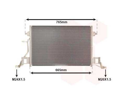 Kondensor, klimatanläggning 03005264 International Radiators, bild 2