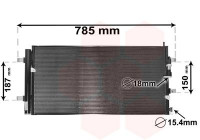 Kondensor, klimatanläggning 03005353 International Radiators