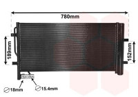 Kondensor, klimatanläggning 03005382 International Radiators