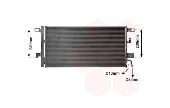Kondensor, klimatanläggning 03015703 International Radiators