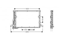 Kondensor, klimatanläggning 06005190 International Radiators