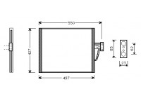 Kondensor, klimatanläggning 06005213 International Radiators