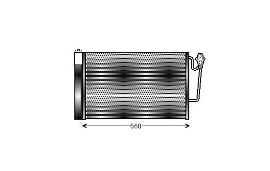 Kondensor, klimatanläggning 06005363 International Radiators, bild 2