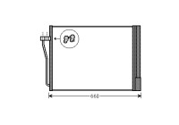 Kondensor, klimatanläggning 06005371 International Radiators