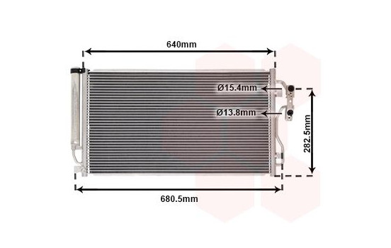 Kondensor, klimatanläggning 06015709 International Radiators