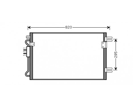 Kondensor, klimatanläggning 07005098 International Radiators