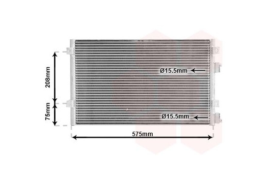 Kondensor, klimatanläggning 07005103 International Radiators, bild 2