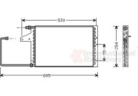 Kondensor, klimatanläggning 09005098 International Radiators