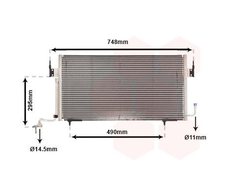 Kondensor, klimatanläggning 09005166 International Radiators, bild 2