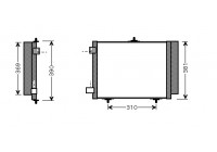 Kondensor, klimatanläggning 09005205 International Radiators