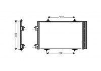Kondensor, klimatanläggning 09005272 International Radiators