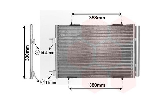 Kondensor, klimatanläggning 09005272 International Radiators, bild 2