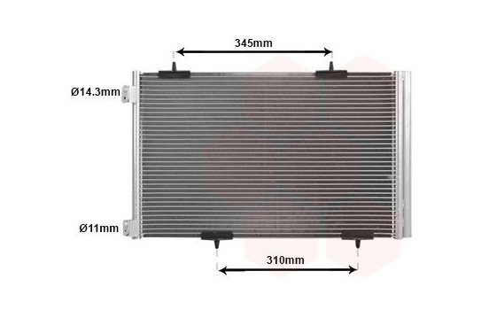 Kondensor, klimatanläggning 09005290 International Radiators