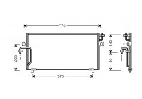 Kondensor, klimatanläggning 13005193 International Radiators