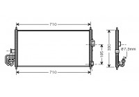 Kondensor, klimatanläggning 13005201 International Radiators