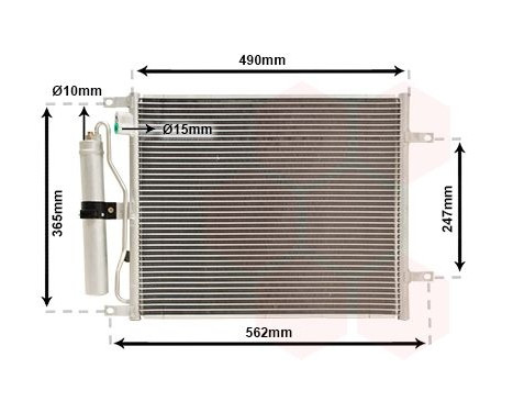 Kondensor, klimatanläggning 13005252 International Radiators, bild 2