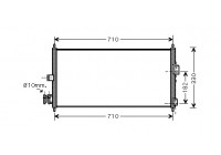 Kondensor, klimatanläggning 13005270 International Radiators