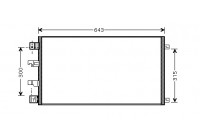 Kondensor, klimatanläggning 13005290 International Radiators