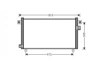 Kondensor, klimatanläggning 13005330 International Radiators