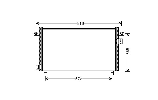 Kondensor, klimatanläggning 13005330 International Radiators