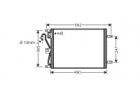 Kondensor, klimatanläggning 13005351 International Radiators