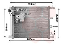 Kondensor, klimatanläggning 13005401 International Radiators