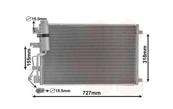 Kondensor, klimatanläggning 13015290 International Radiators