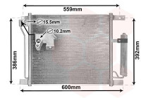 Kondensor, klimatanläggning 13015401 International Radiators