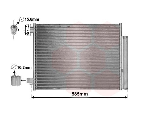 Kondensor, klimatanläggning 15005011 International Radiators