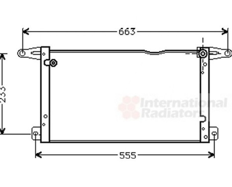 Kondensor, klimatanläggning 17005154 International Radiators, bild 2