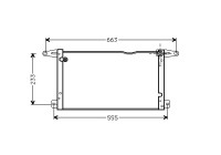 Kondensor, klimatanläggning 17005154 International Radiators