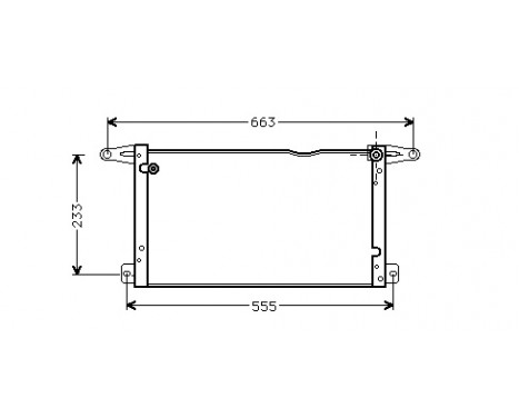 Kondensor, klimatanläggning 17005154 International Radiators