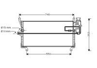 Kondensor, klimatanläggning 17005168 International Radiators